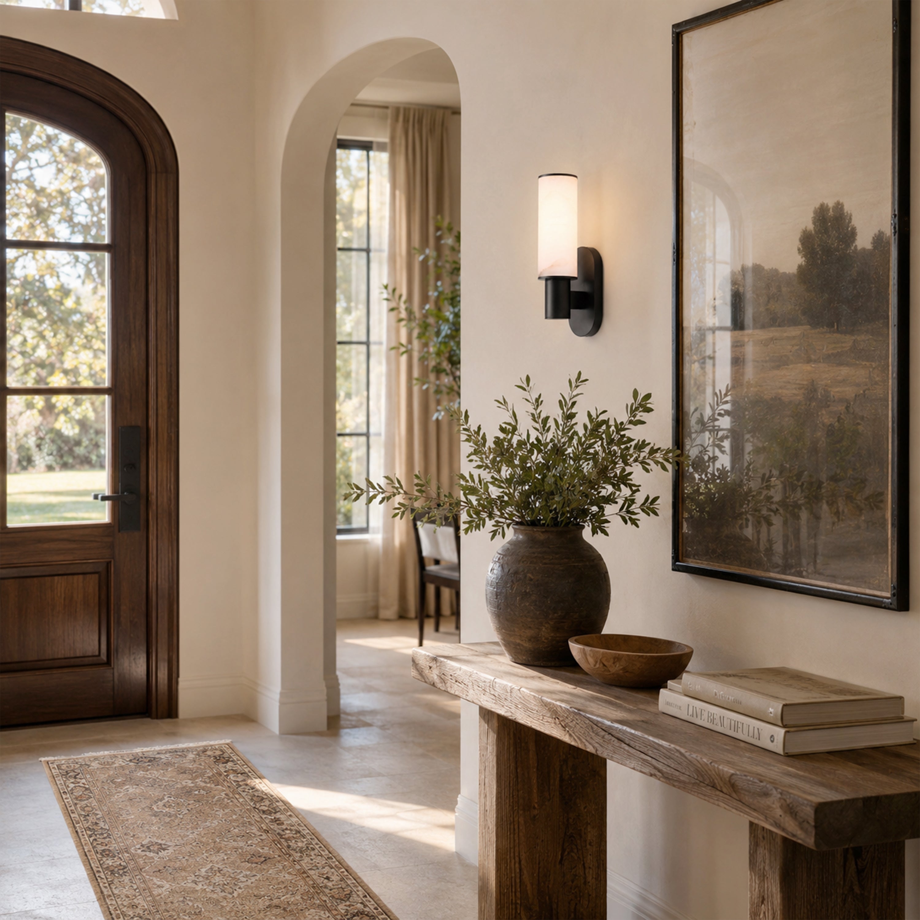 Aylan Sconce in Alabaster