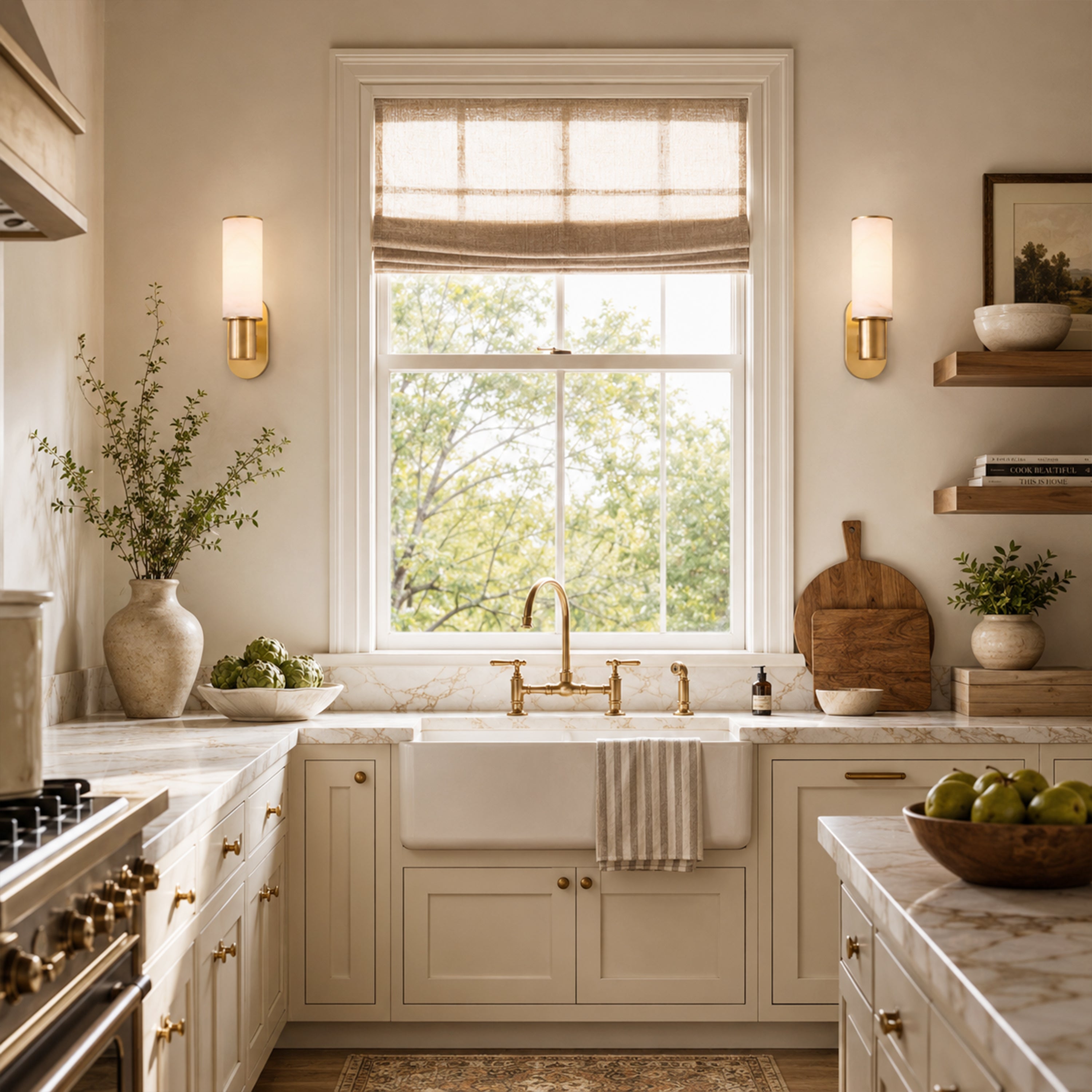 Aylan Sconce in Alabaster