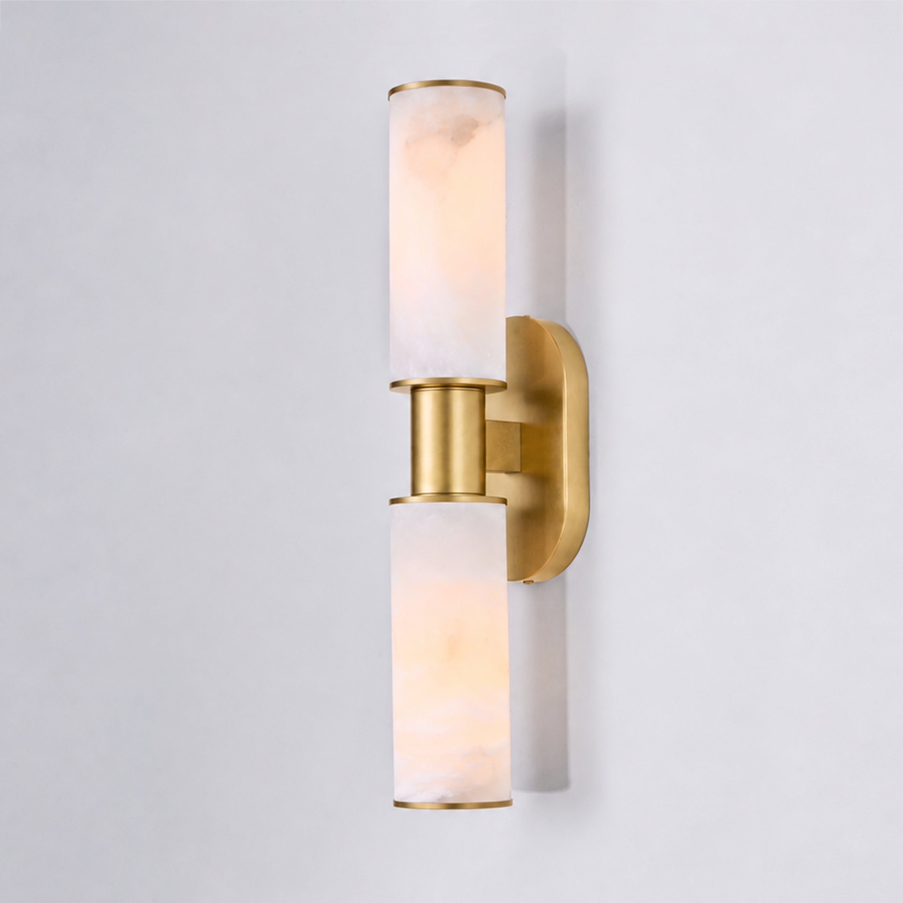 Aylan Double Sconce in Alabaster