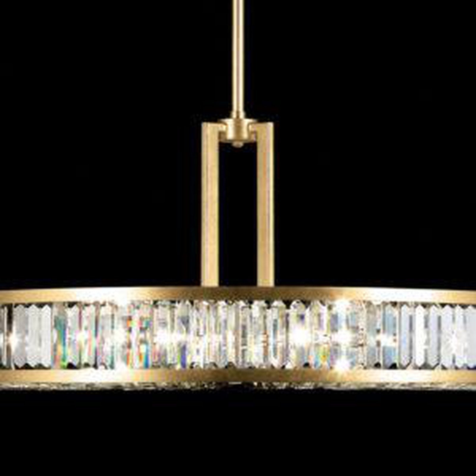 Crystal Enchantment 37" Round Pendant