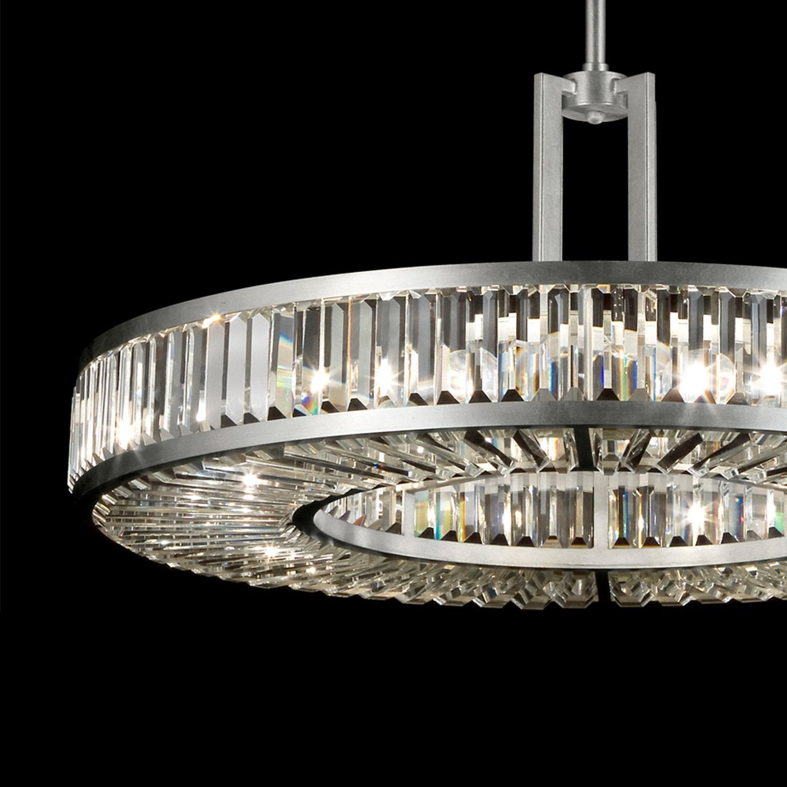 Crystal Enchantment 37" Round Pendant