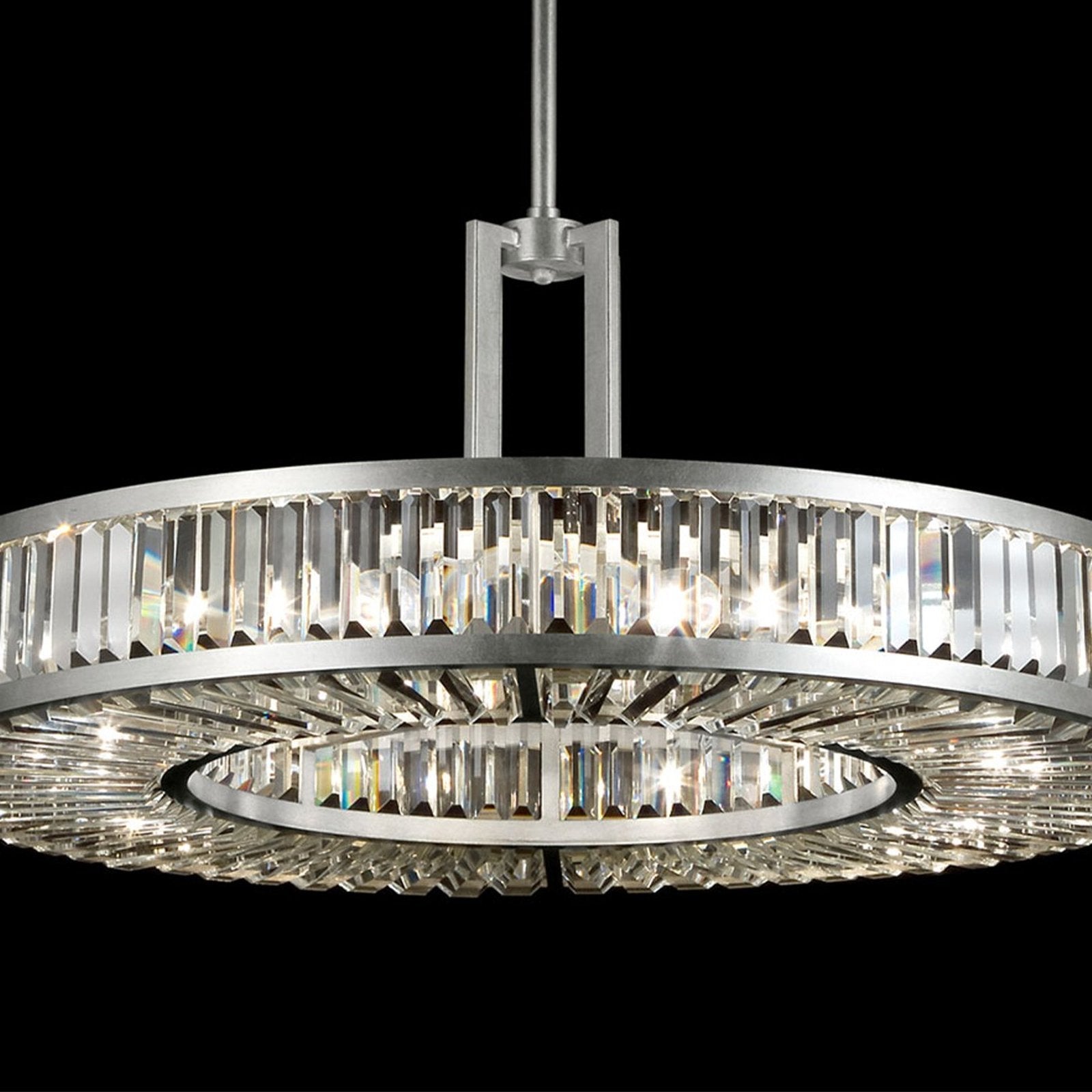 Crystal Enchantment 37" Round Pendant