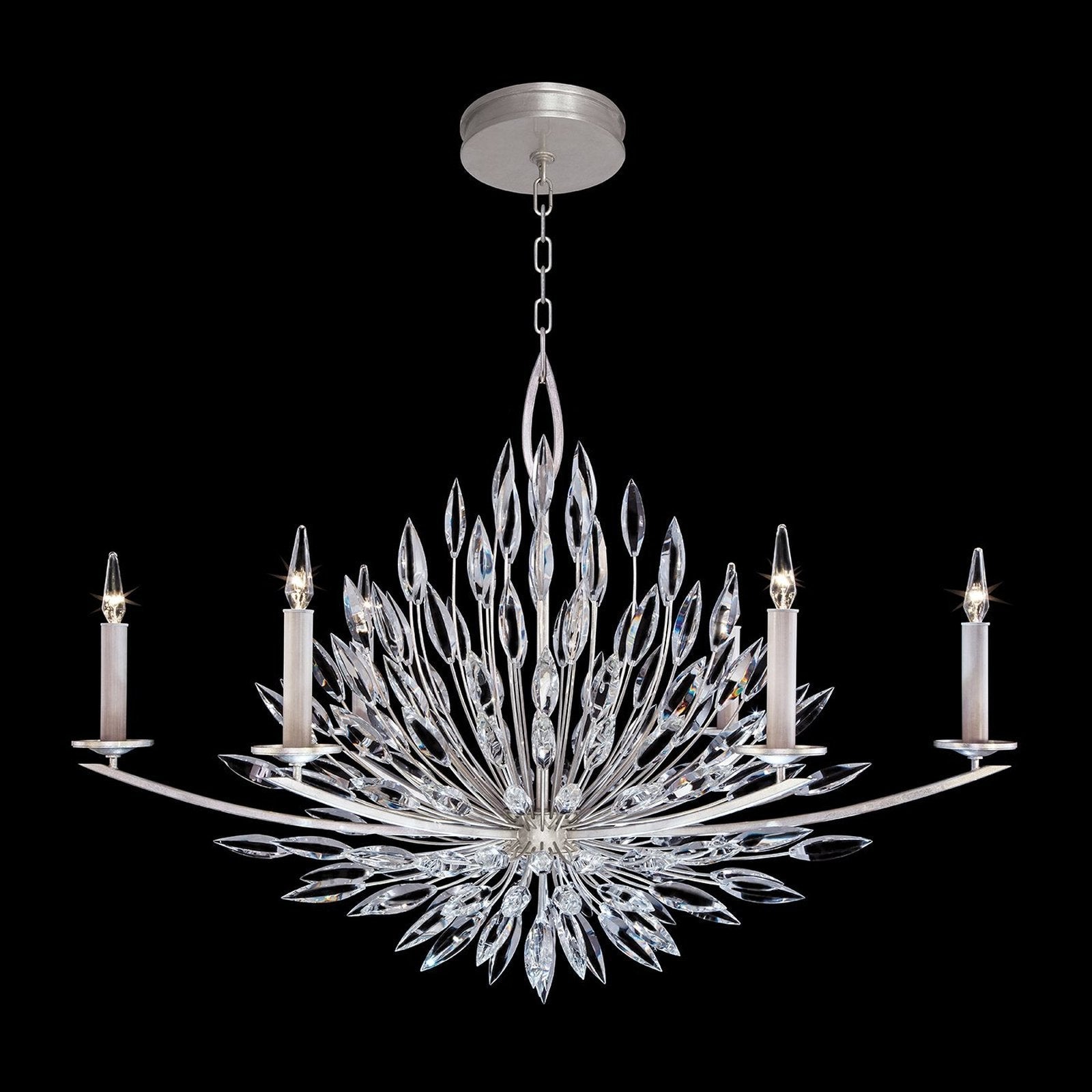 Lily Buds 48" Oblong Chandelier