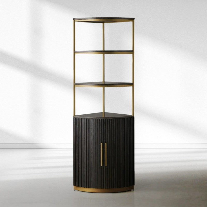 Finley Wooden Corner Cabinet