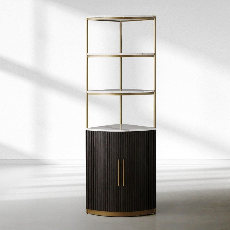Finley Wooden Corner Cabinet