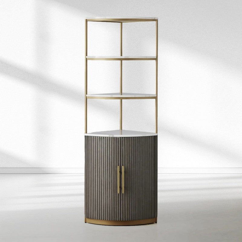 Finley Wooden Corner Cabinet