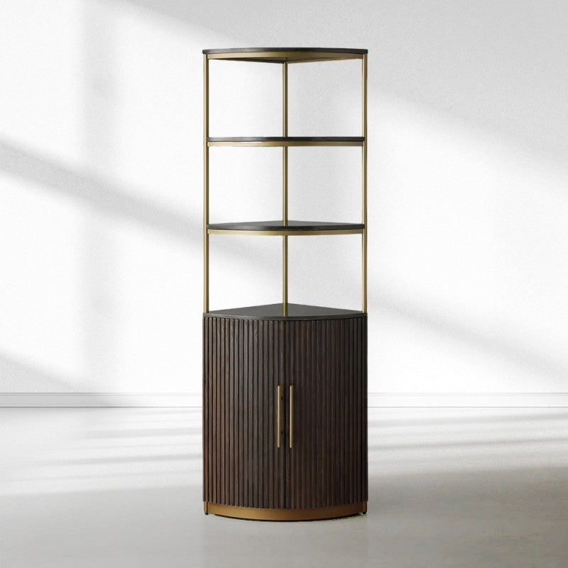 Finley Wooden Corner Cabinet