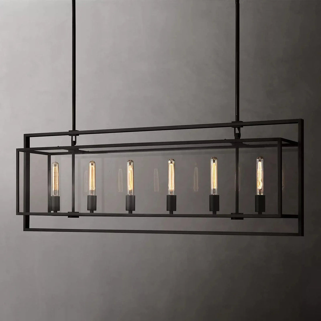 Beckoman Beck Rectangular Chandelier 54"