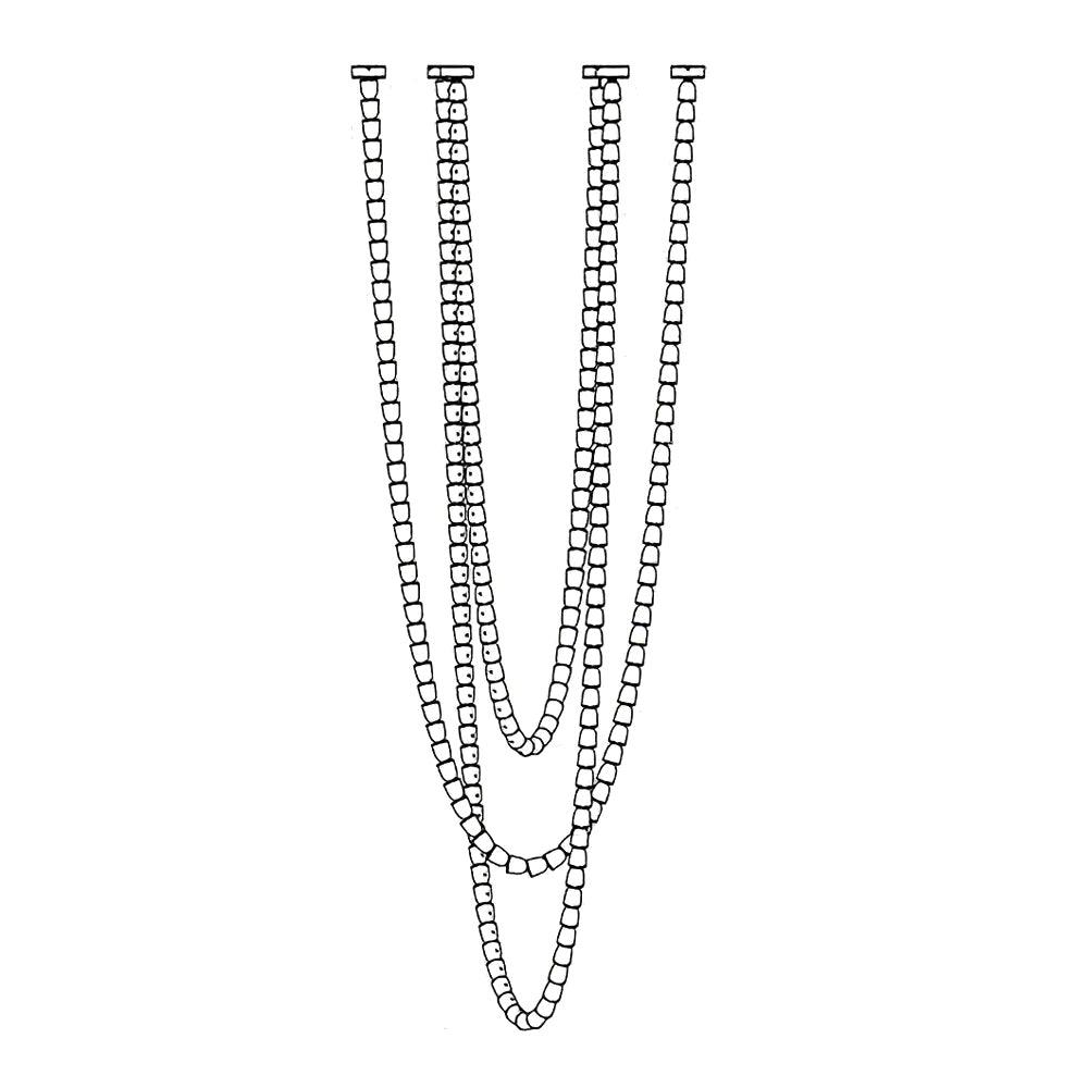 Gabriel Cascade K9 Crystal Chandelier