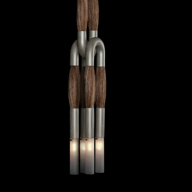 Heritage Horsehair 4-Light Pendant