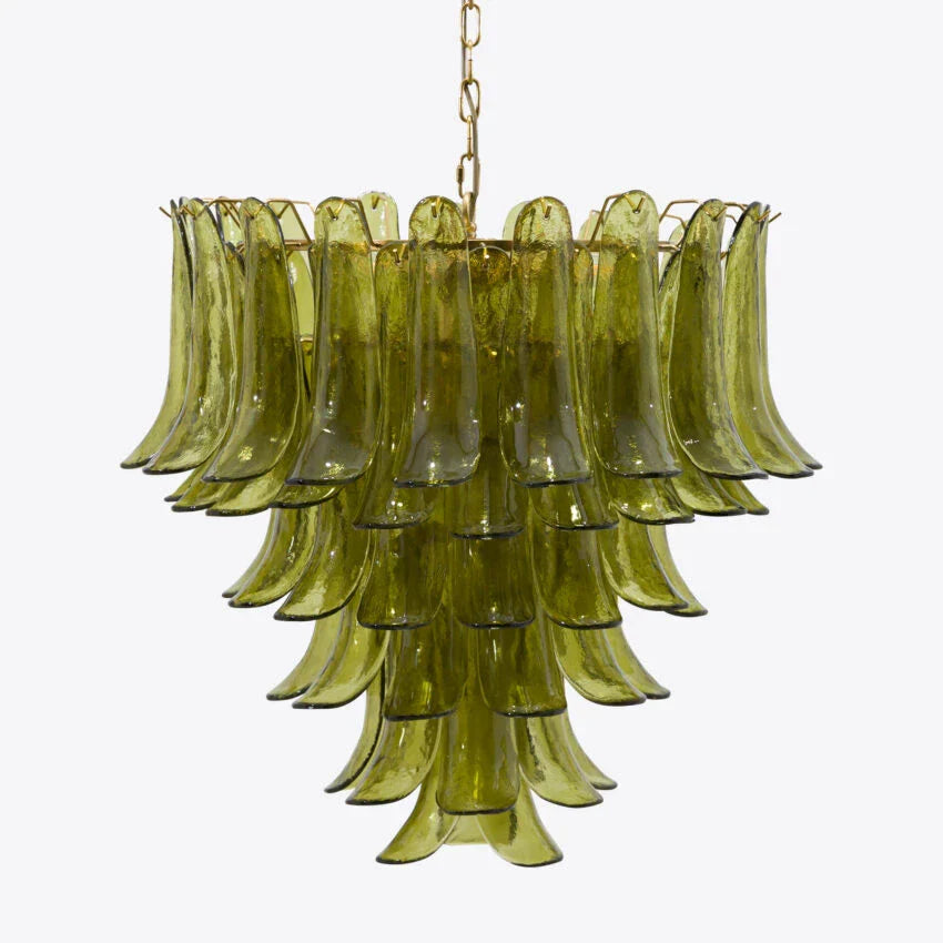 Green Petalo Murano Chandelier