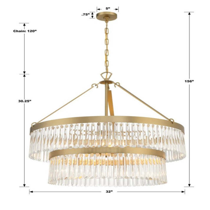 Guyton 2-Tier Round Chandelier