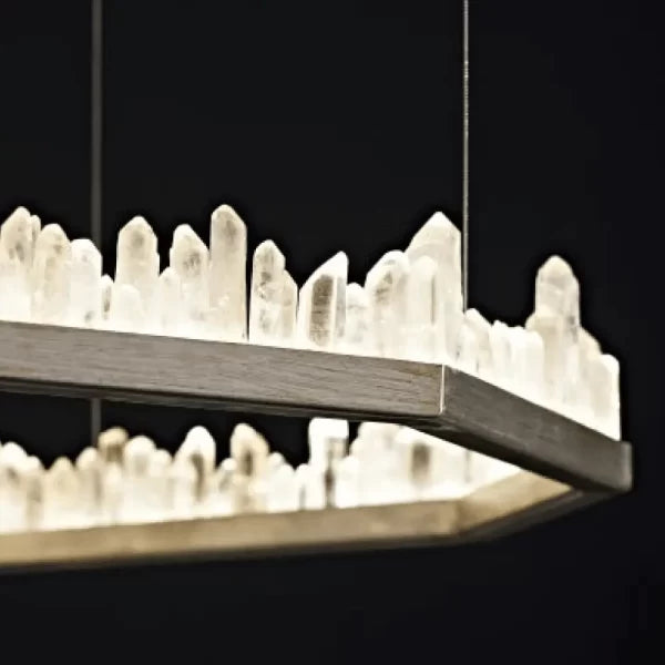 Luxury Quartz LED Chandelier San Francisco