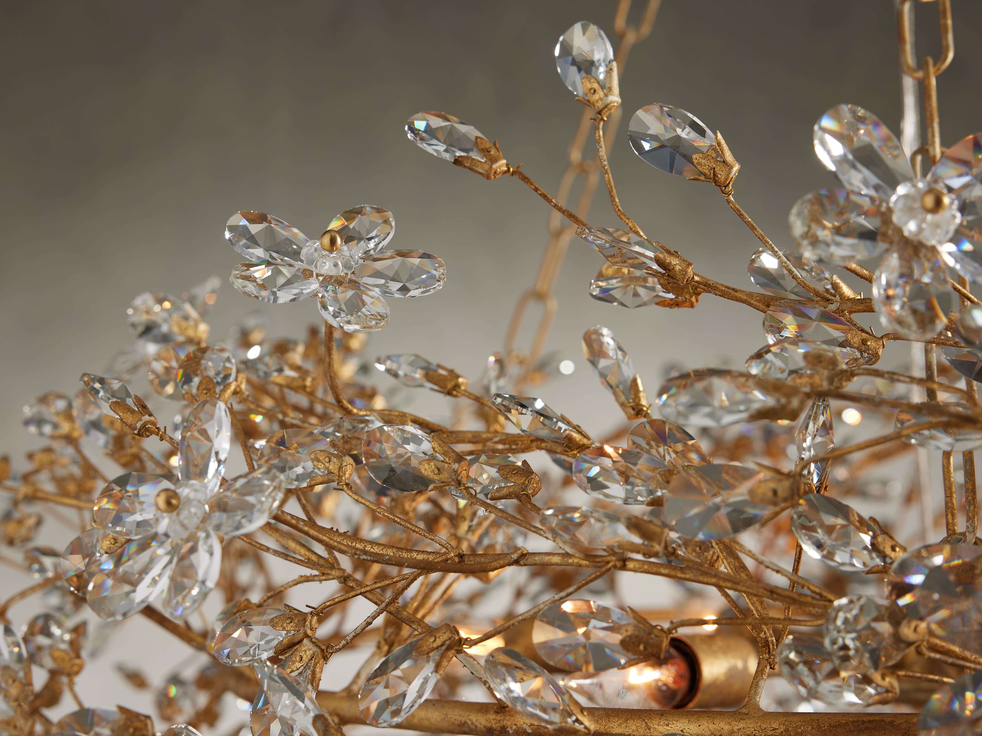 Fiore Crown Chandelier 39" 48" 60"