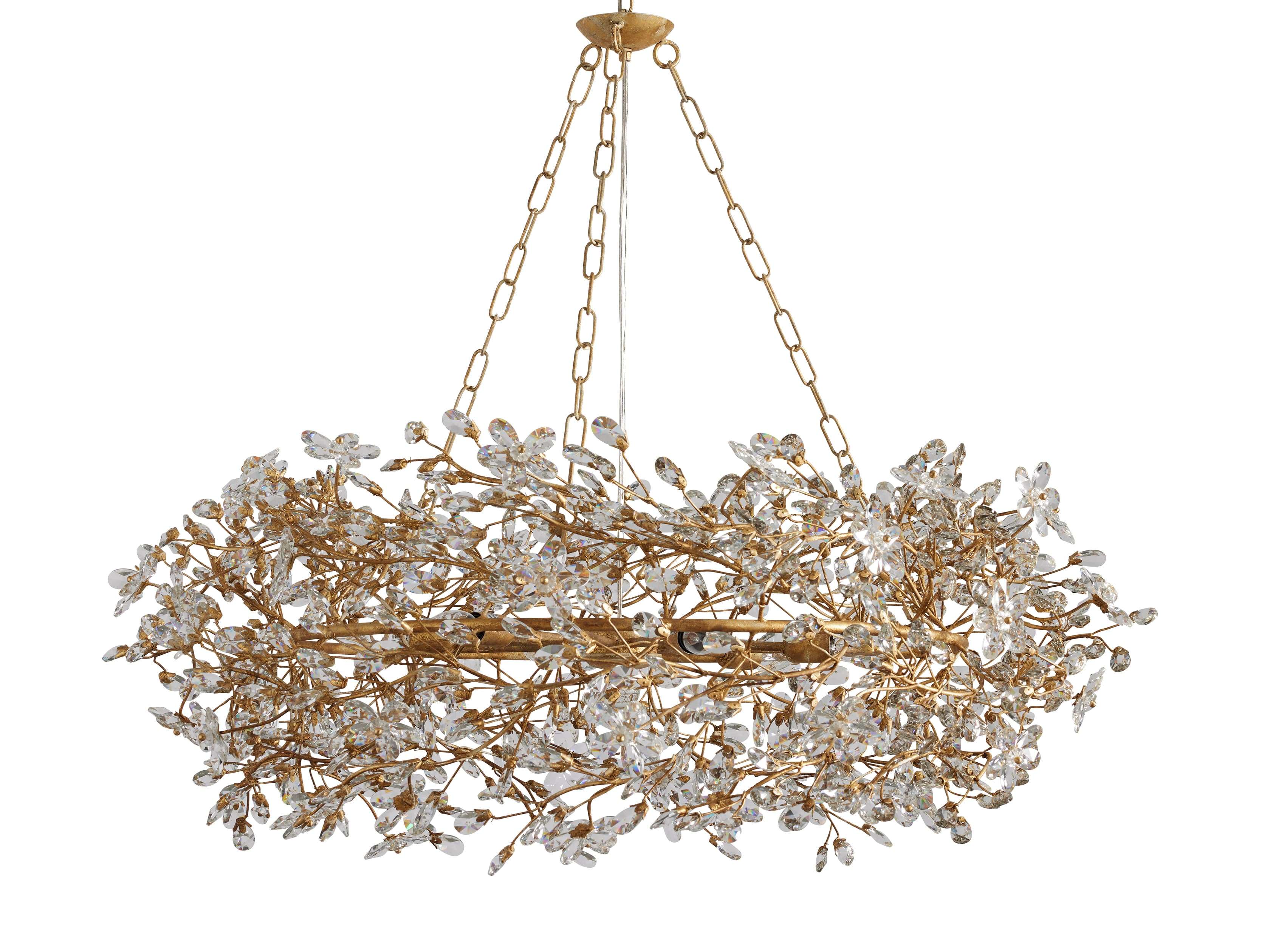 Fiore Crown Chandelier 39" 48" 60"