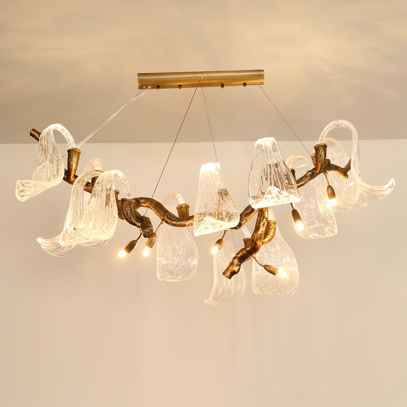 Icarus Wings Horizontal Branch Chandelier