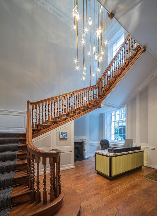 Pezzo Crystal Chandelier 21"H