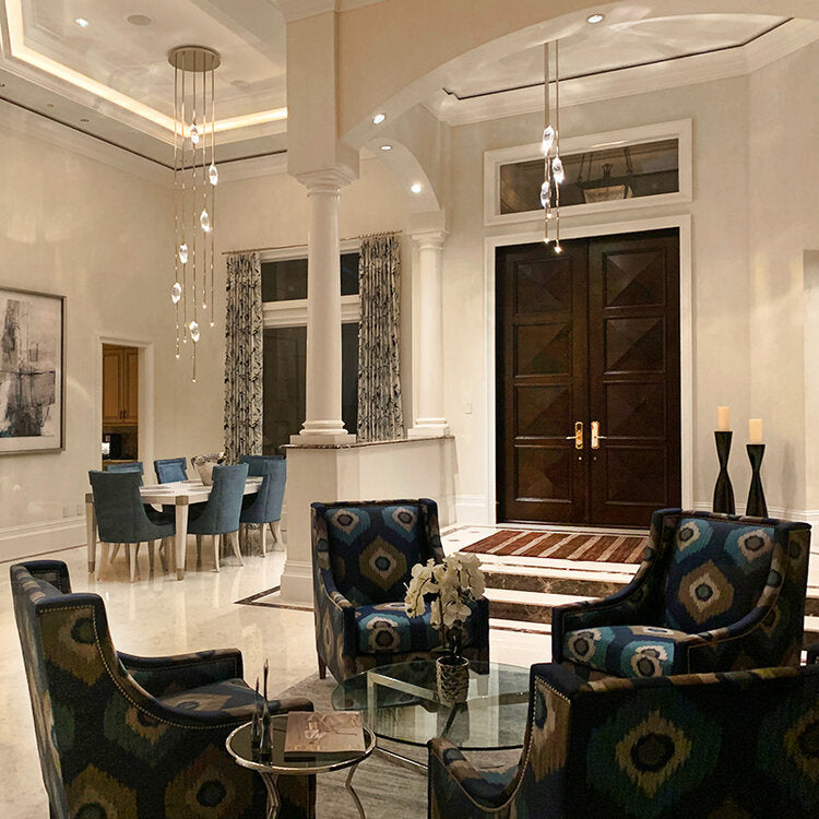 Pezzo Crystal Chandelier 21"H