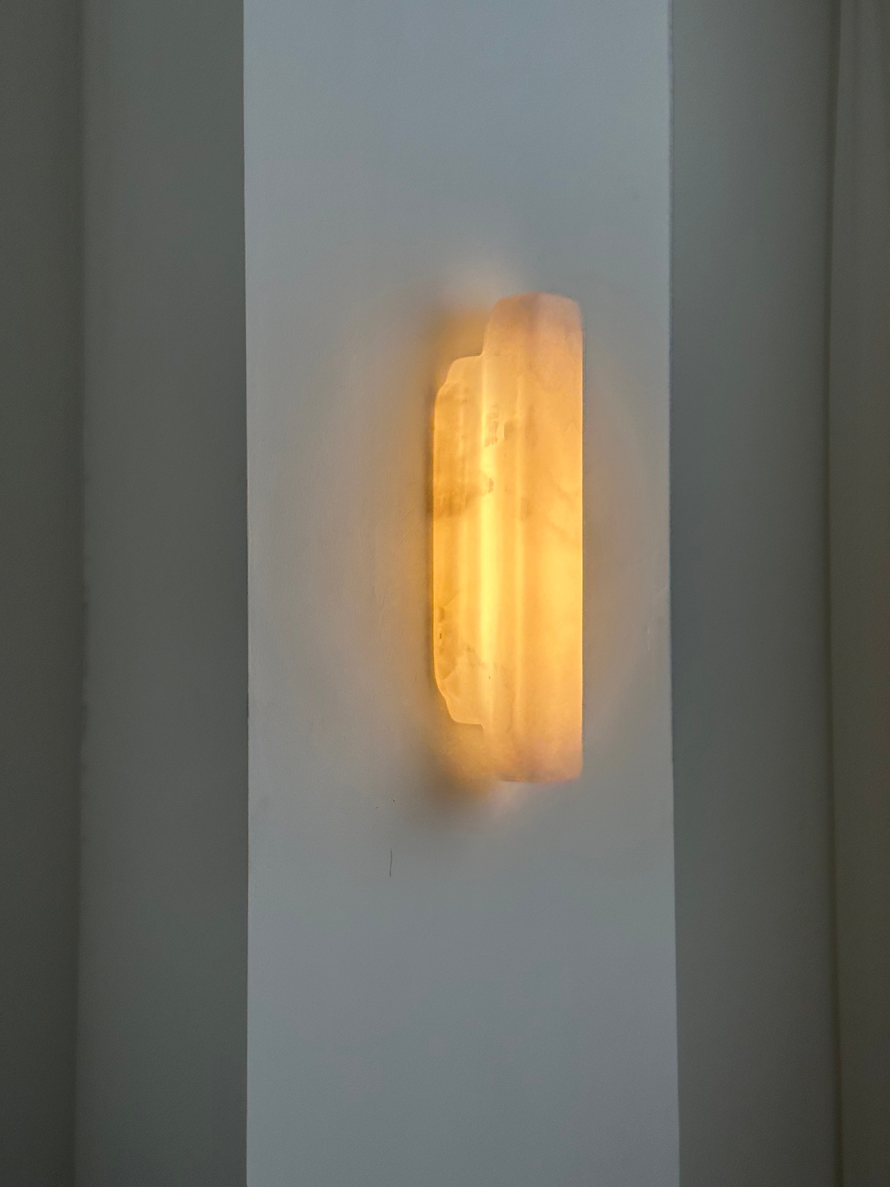 Jewel Onyx Alabaster Wall Lamp