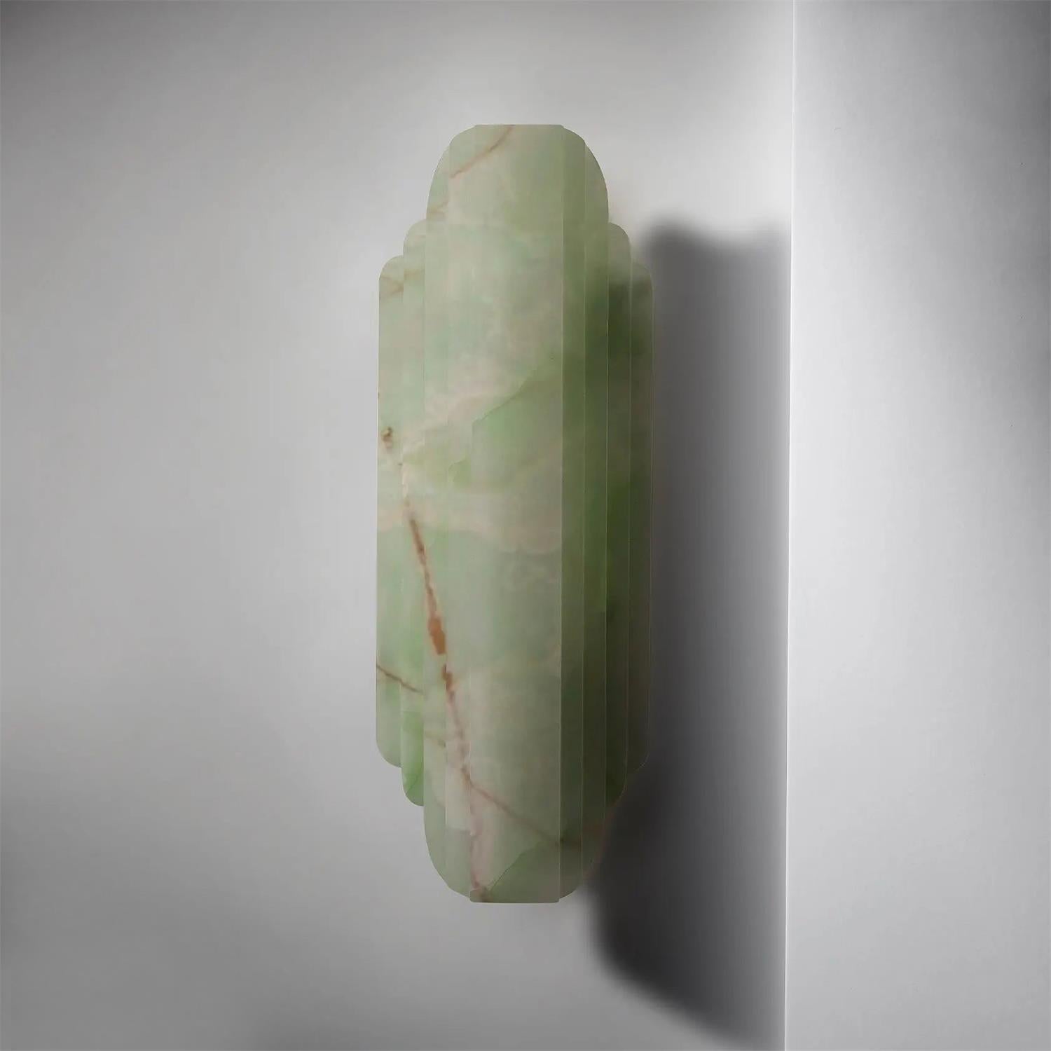 Jewel Onyx Alabaster Wall Lamp