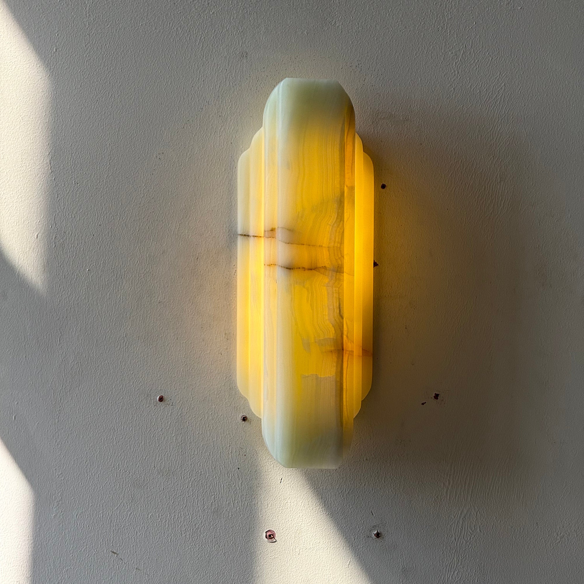 Jewel Onyx Alabaster Wall Lamp