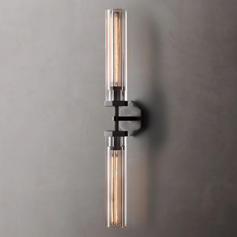 Lambath Hexagonal Grand Linear Wall Sconce