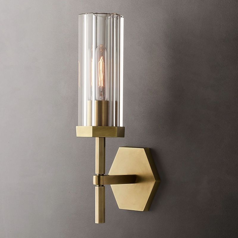 Lambath Hexagonal Wall Sconce