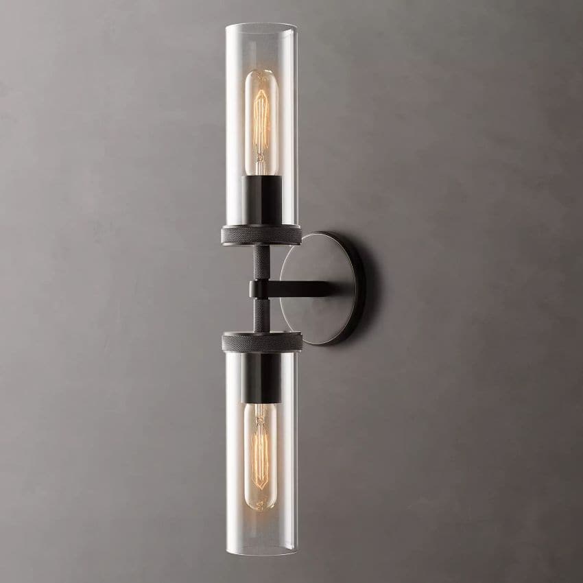 Lambethy Knurled Linear Wall Sconce 21"W