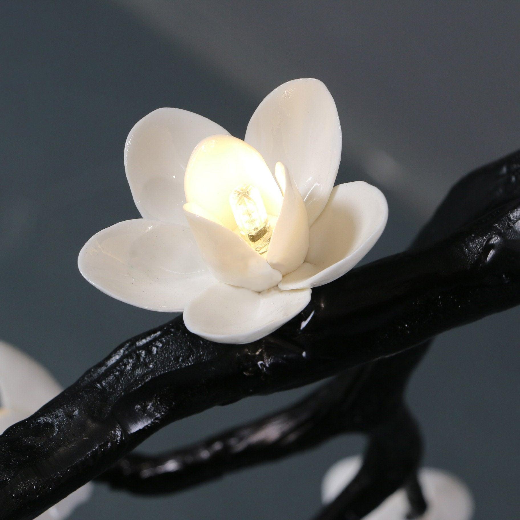 Large Long Branch Flower Chandelier