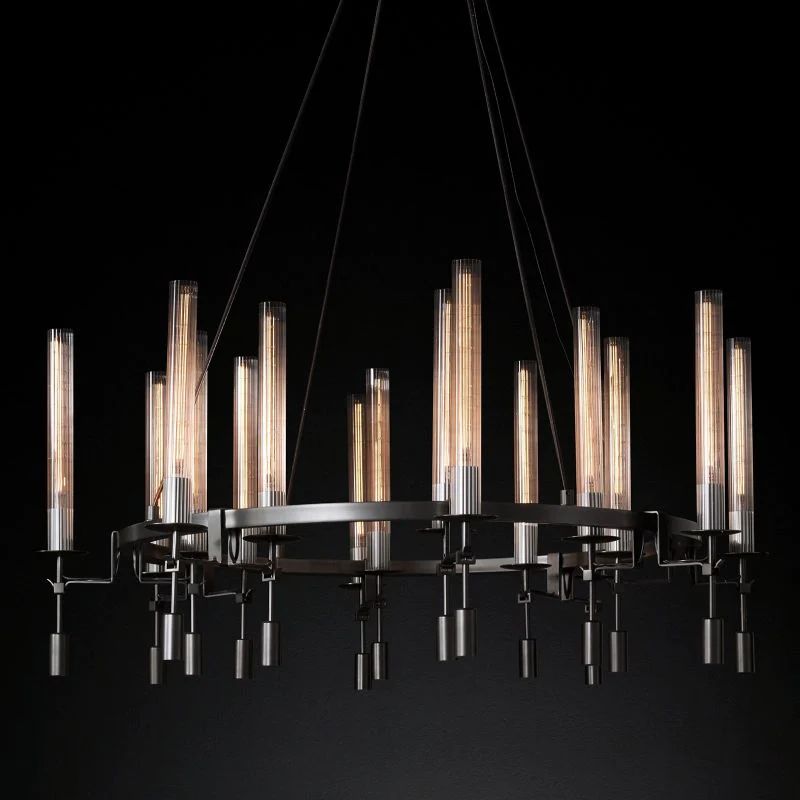 Fontanalle Round Chandelier 46"