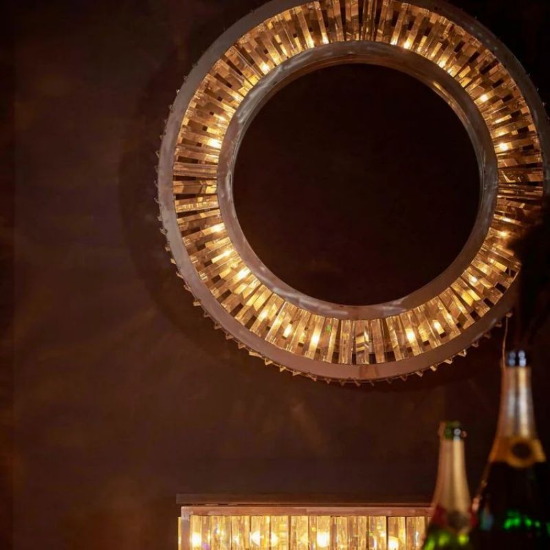 Lita FlushMount Round Chandelier