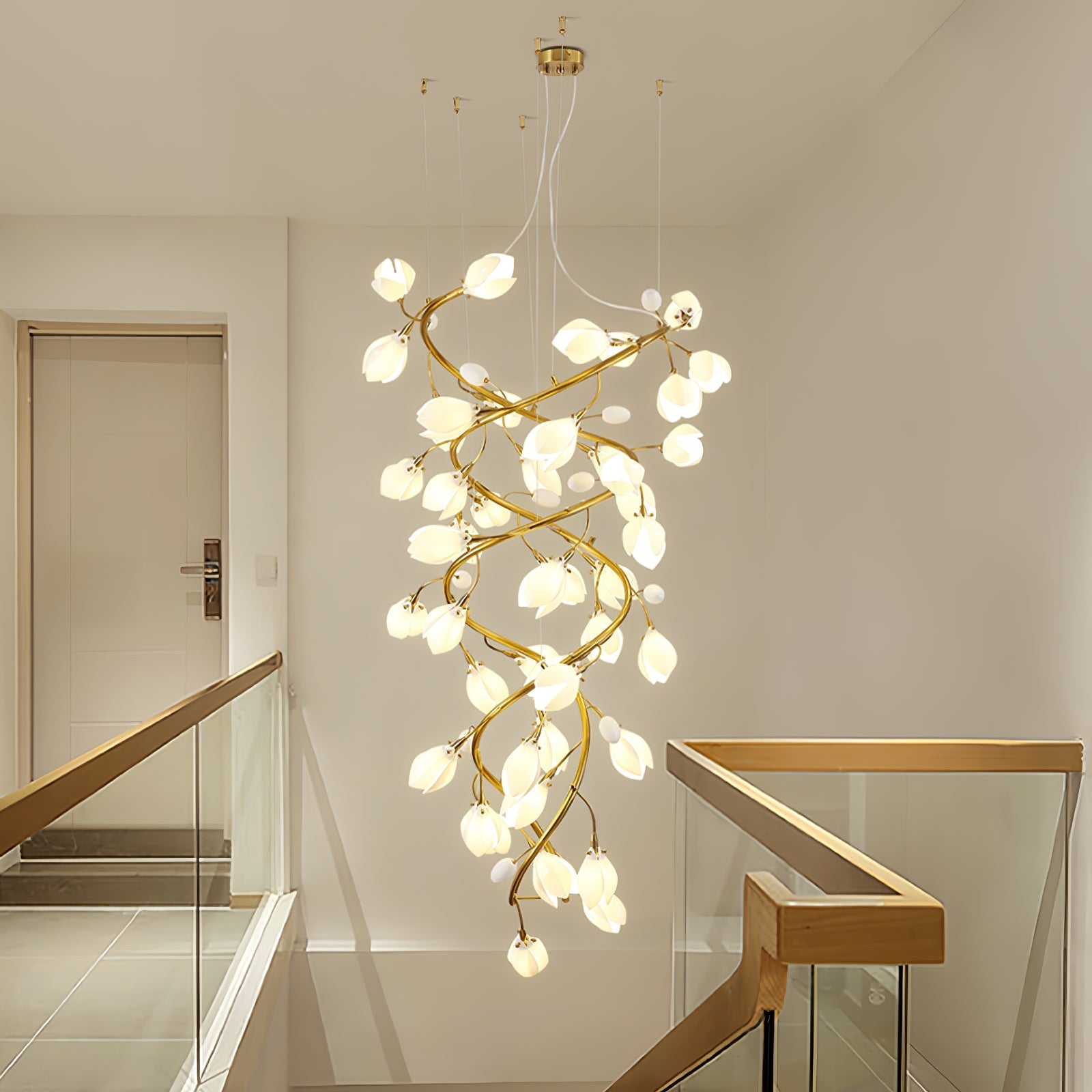 Lysandra Cascade Stairs Chandelier
