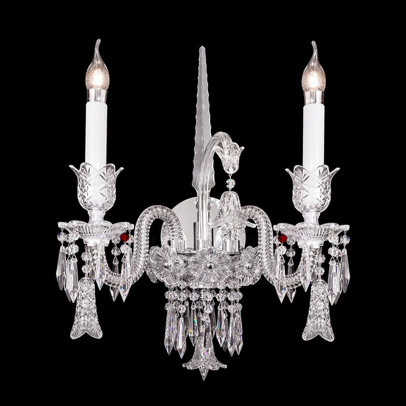 Bakala Crystal Wall Sconce With Bell