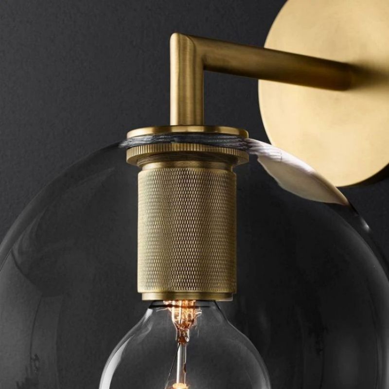 Utilitaira Globe Shade Sconce