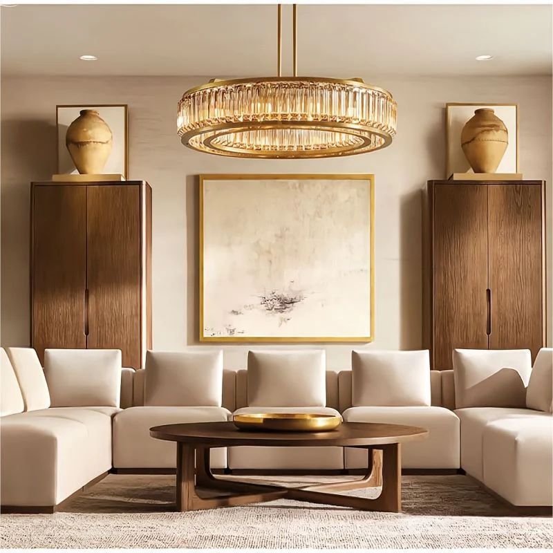 Mauriar Round Chandelier 37"