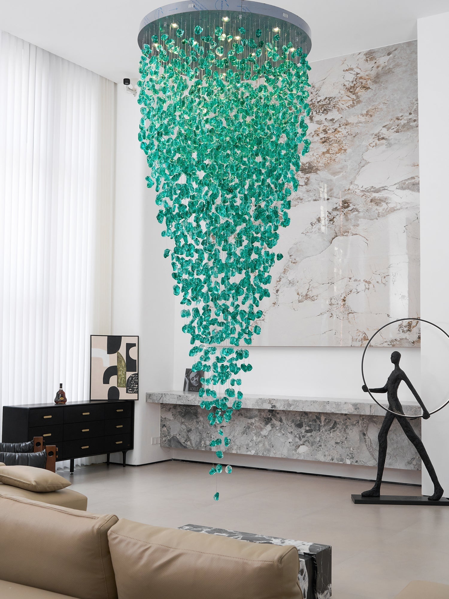 Crystal Stone Chandelier