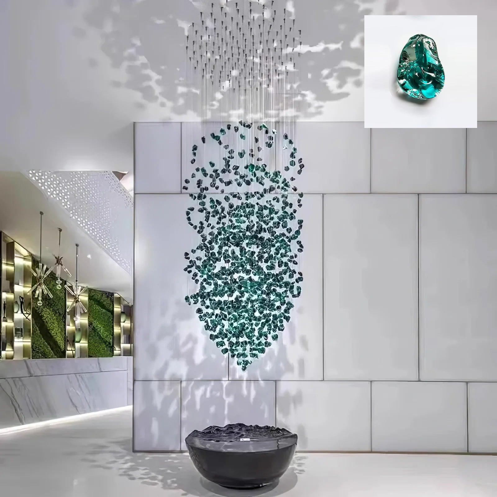 Crystal Stone Chandelier