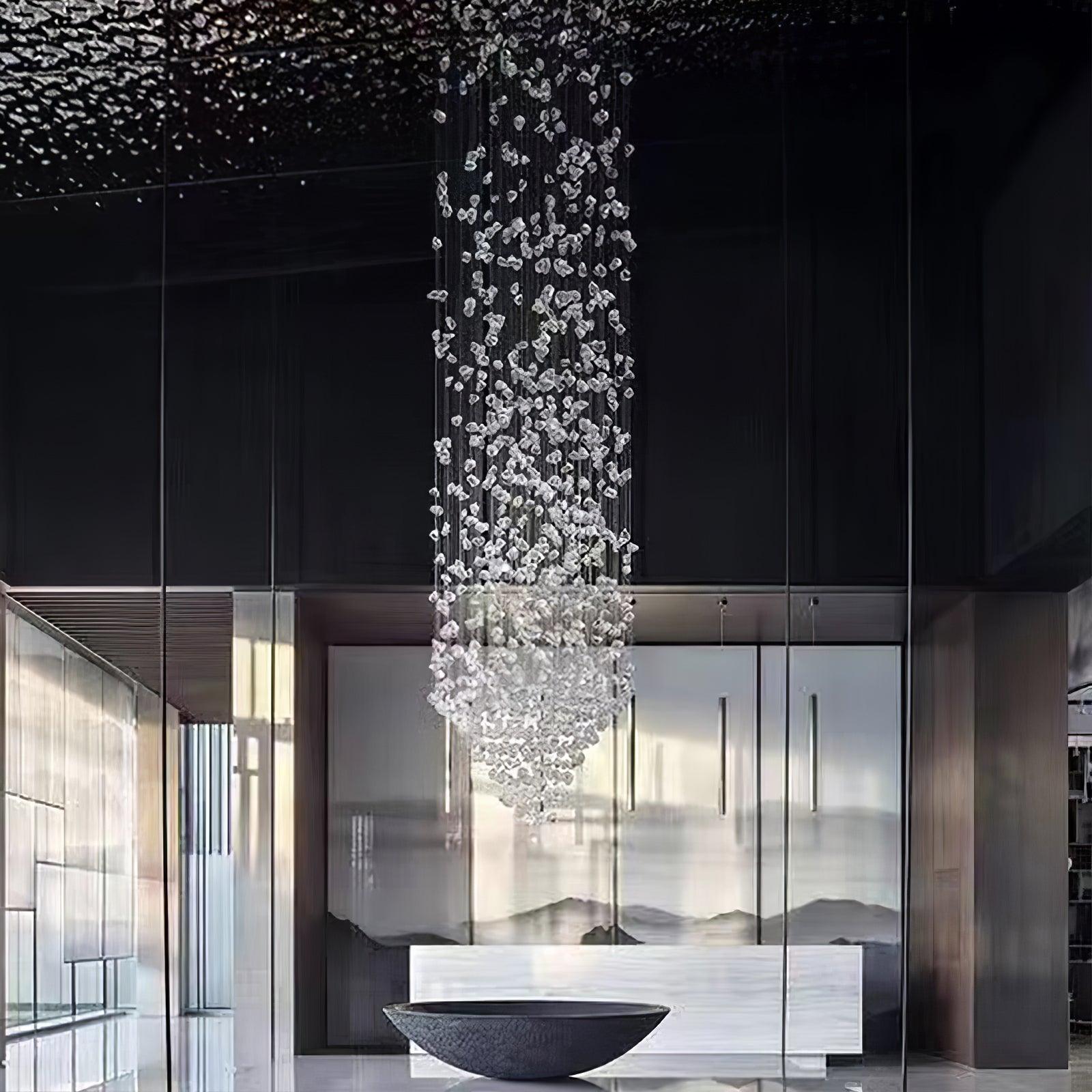 Crystal Stone Chandelier