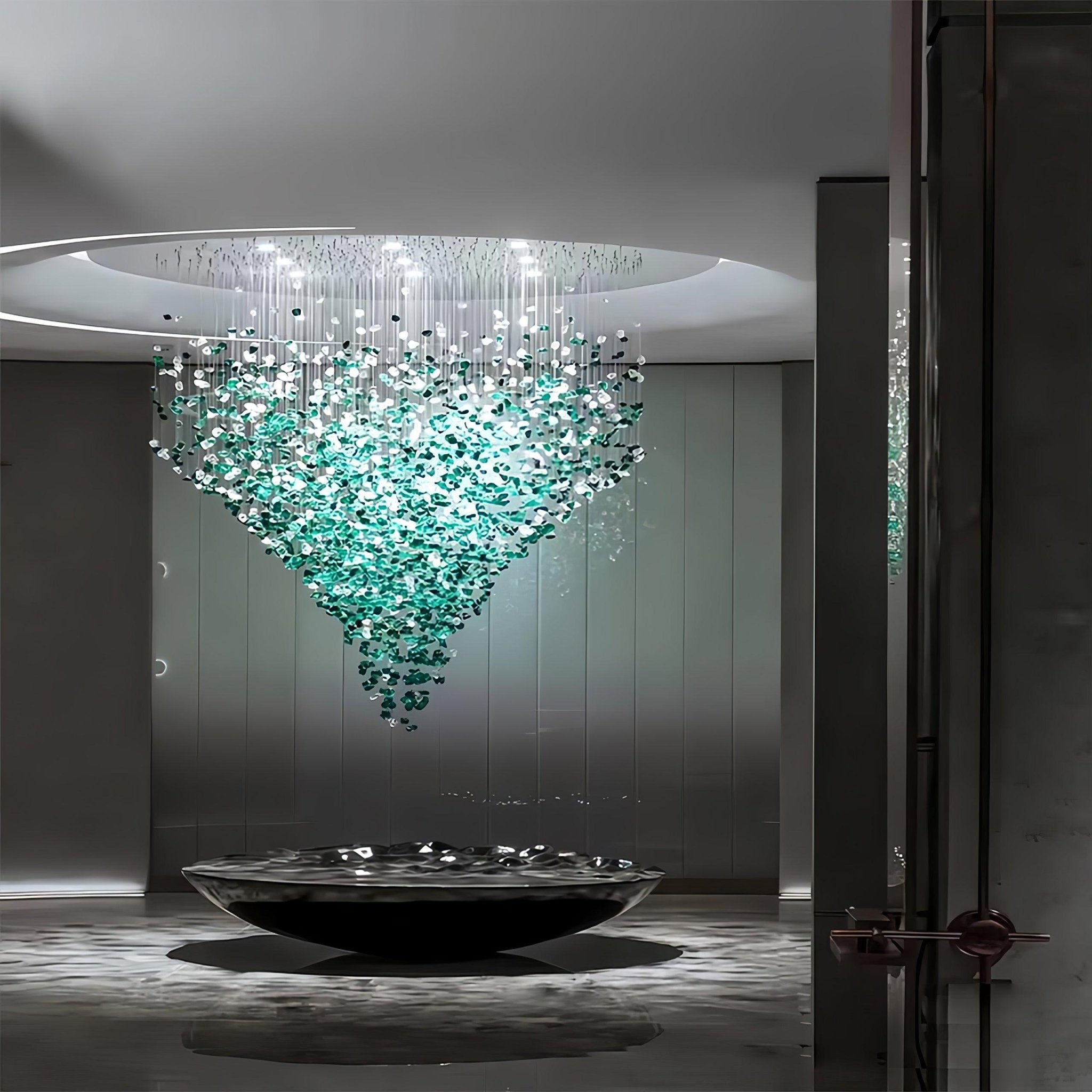 Crystal Stone Chandelier