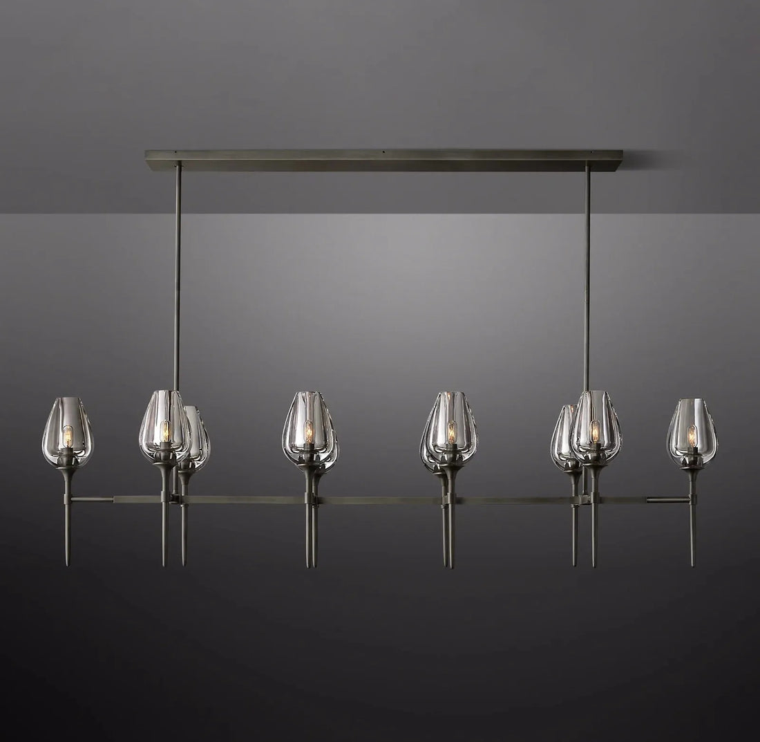 Tulip Linear Chandelier 65"