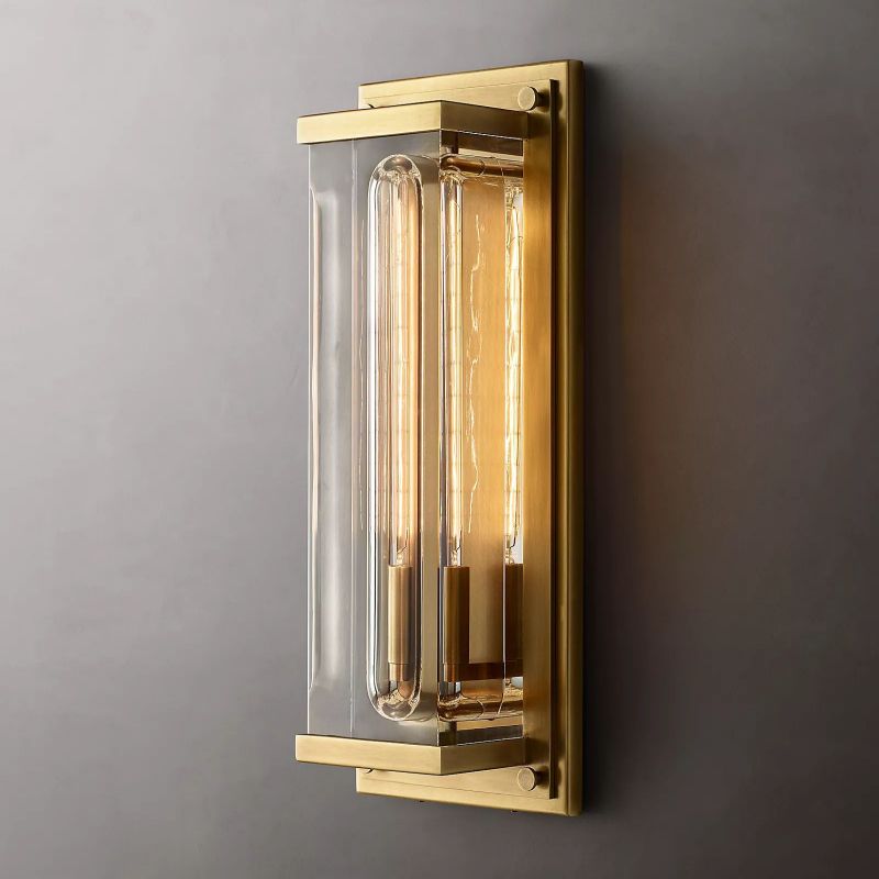 Saviler Rectangular Grand Wall Sconce