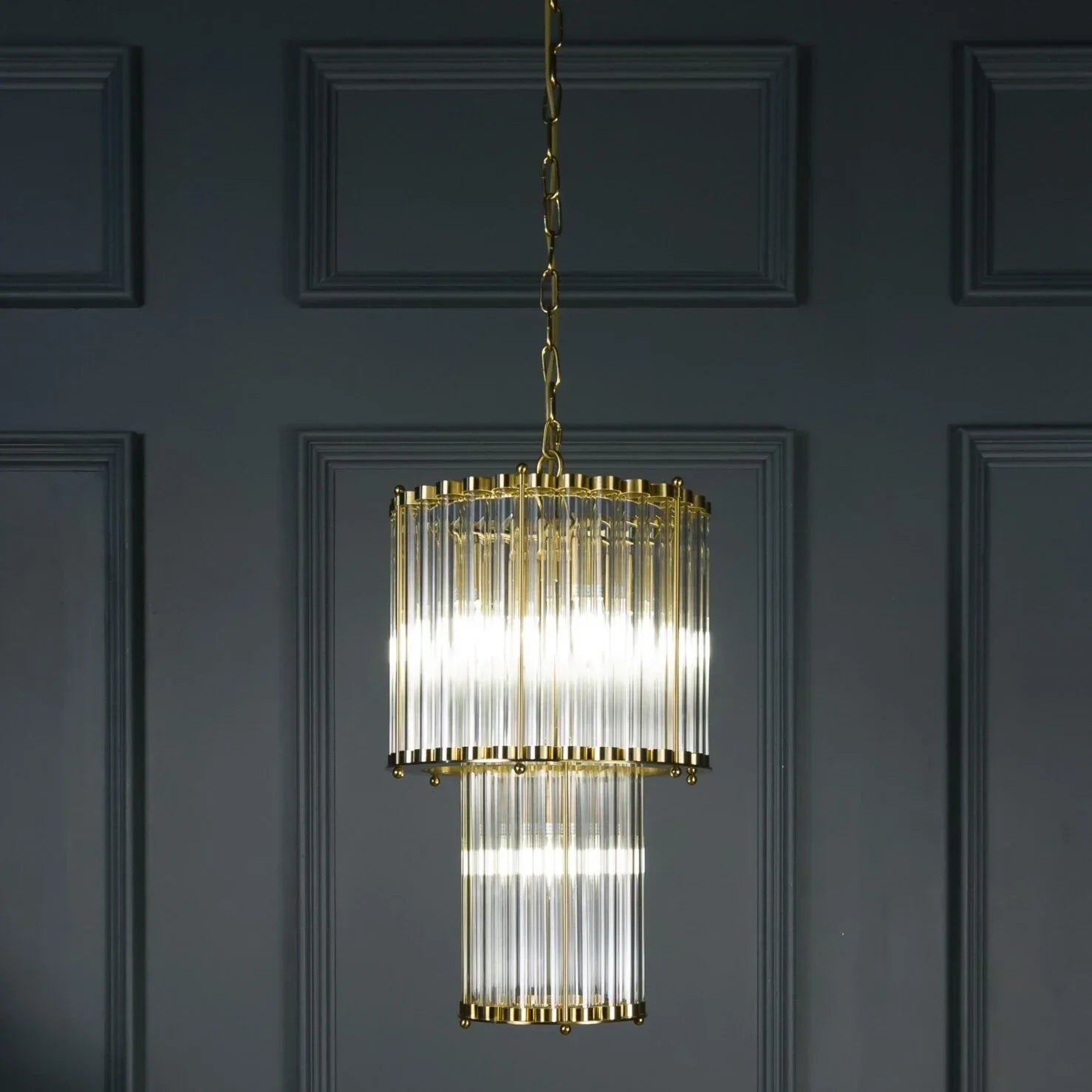 The Double Monza Chandelier – 2 Sizes Available