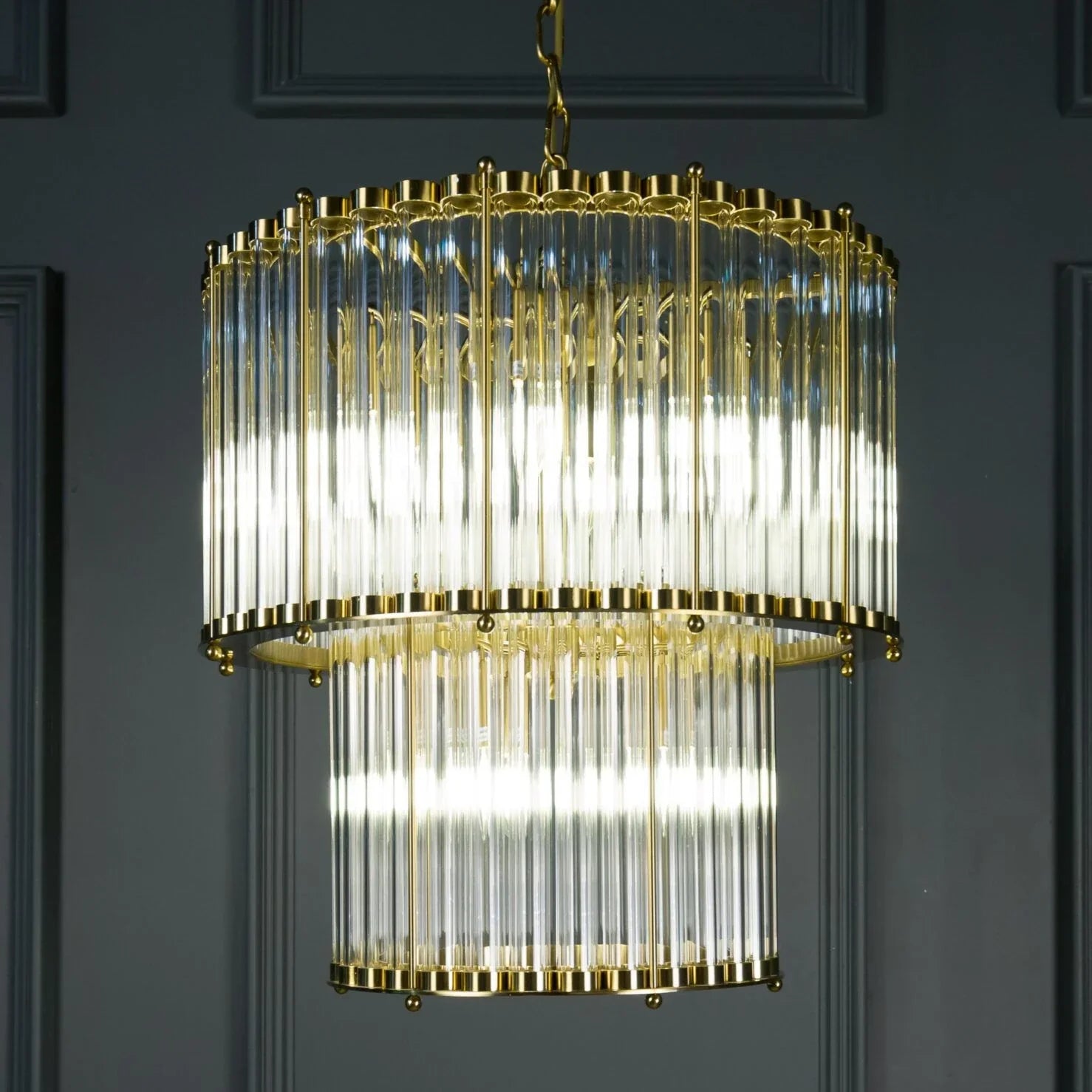 The Double Monza Chandelier – 2 Sizes Available