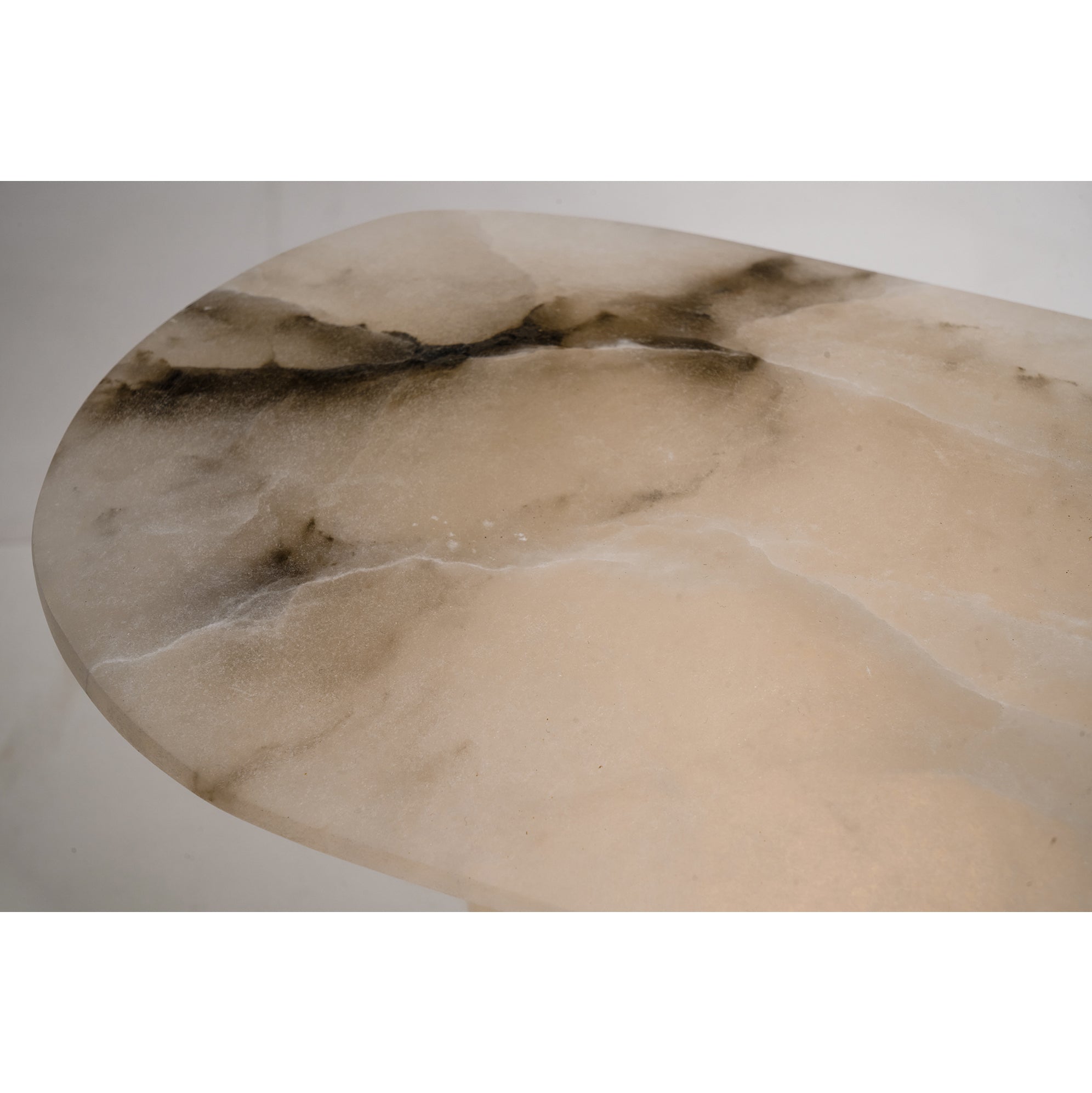 Pagoda Alabaster Table Lamp