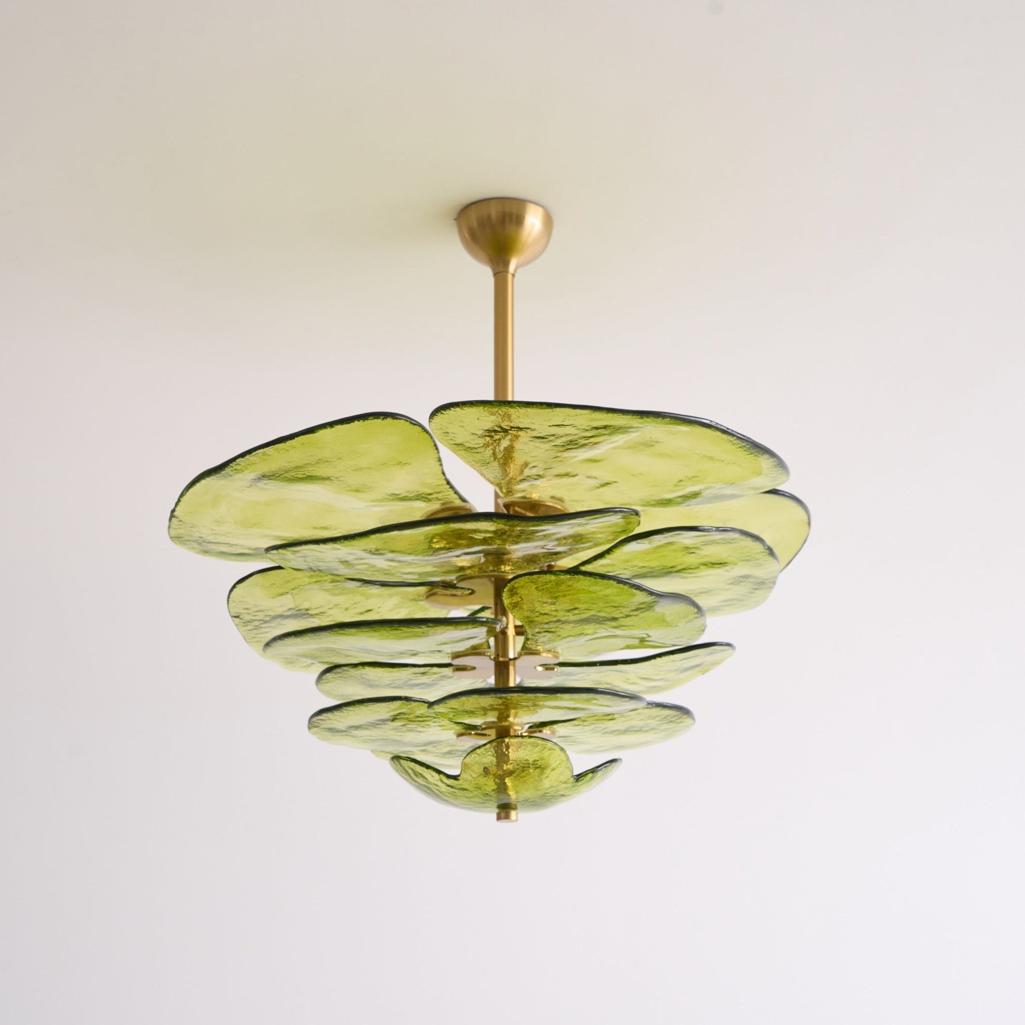 Petals Gold Murano Chandelier