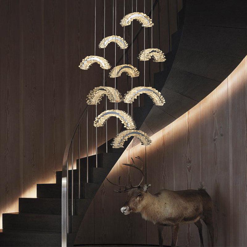Gina Staircase Crystal Chandelier