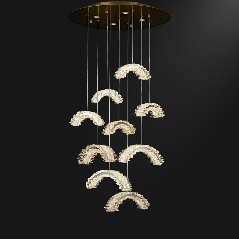 Gina Staircase Crystal Chandelier