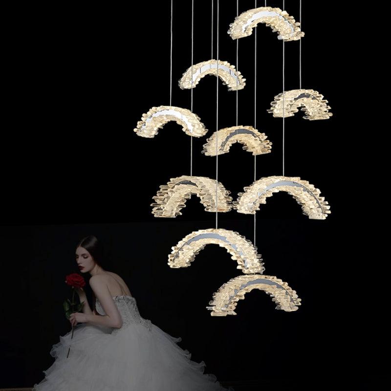 Gina Staircase Crystal Chandelier
