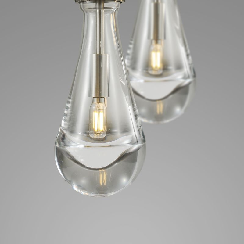 Raindrop Round Chandelier 14" (Cord)