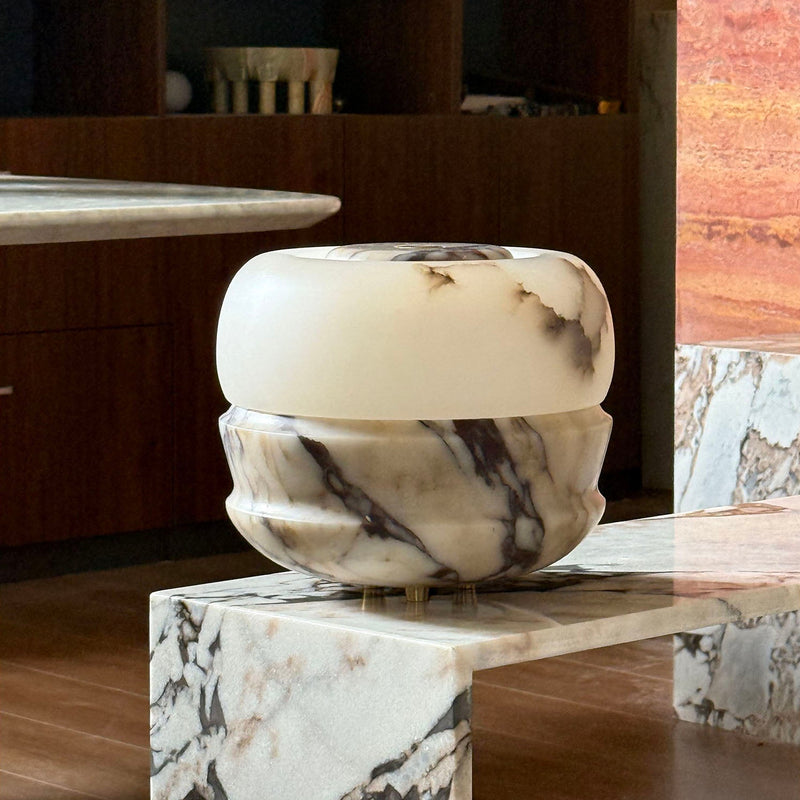 Ramson Alabaster Stone Table Lamp